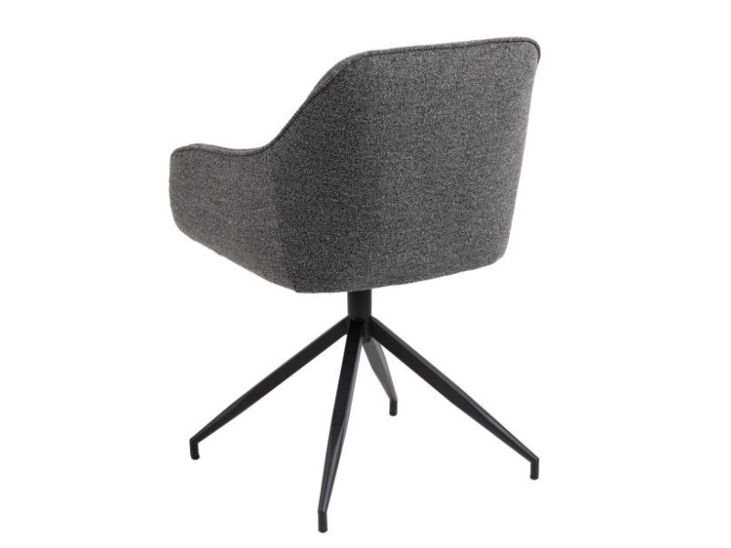 Krzesło Brooke obrotowe antracytowe Monza - ACTONA